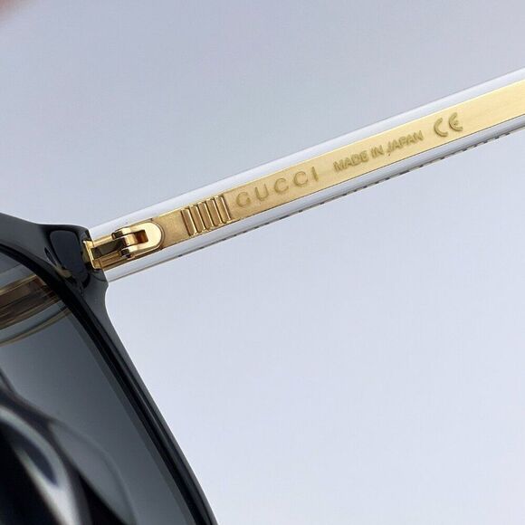 NEW GUCCI GG0565S 001 Black Crystal Grey Cat Eye Women Sunglasses - Picture 10 of 12
